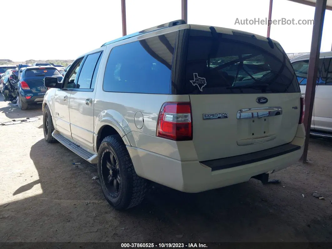 2007 Ford Expedition El Limited White vin: 1FMFK20597LA15273