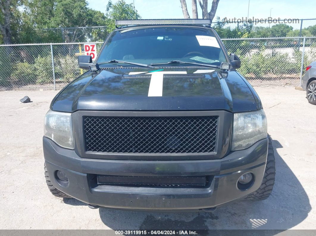 2007 Ford Expedition El Limited Black vin: 1FMFK20597LA55353