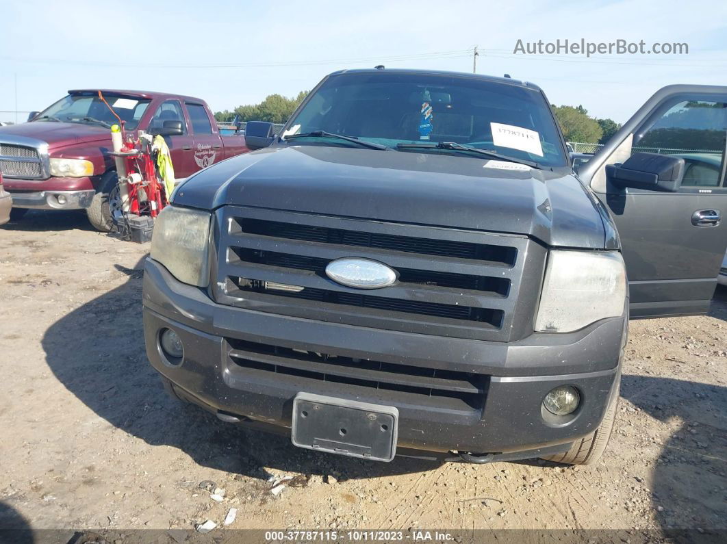 2007 Ford Expedition El Limited Gray vin: 1FMFK20597LA65476