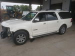 2007 Ford Expedition El Limited White vin: 1FMFK205X7LA04928