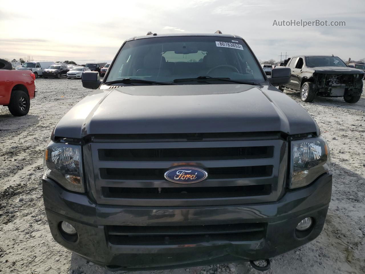 2007 Ford Expedition El Limited Gray vin: 1FMFK205X7LA42577