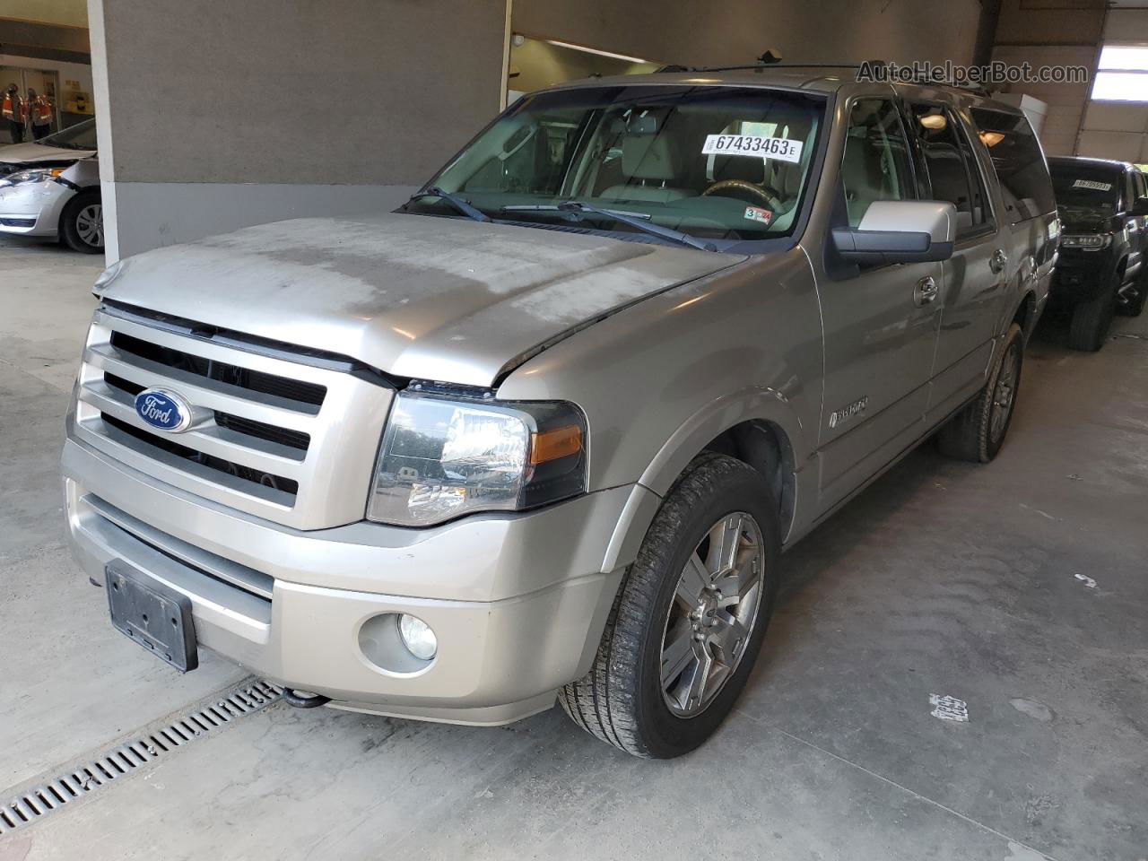 2008 Ford Expedition El Limited Silver vin: 1FMFK205X8LA02064