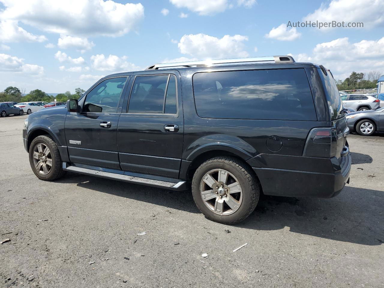 2008 Ford Expedition El Limited Black vin: 1FMFK205X8LA84491