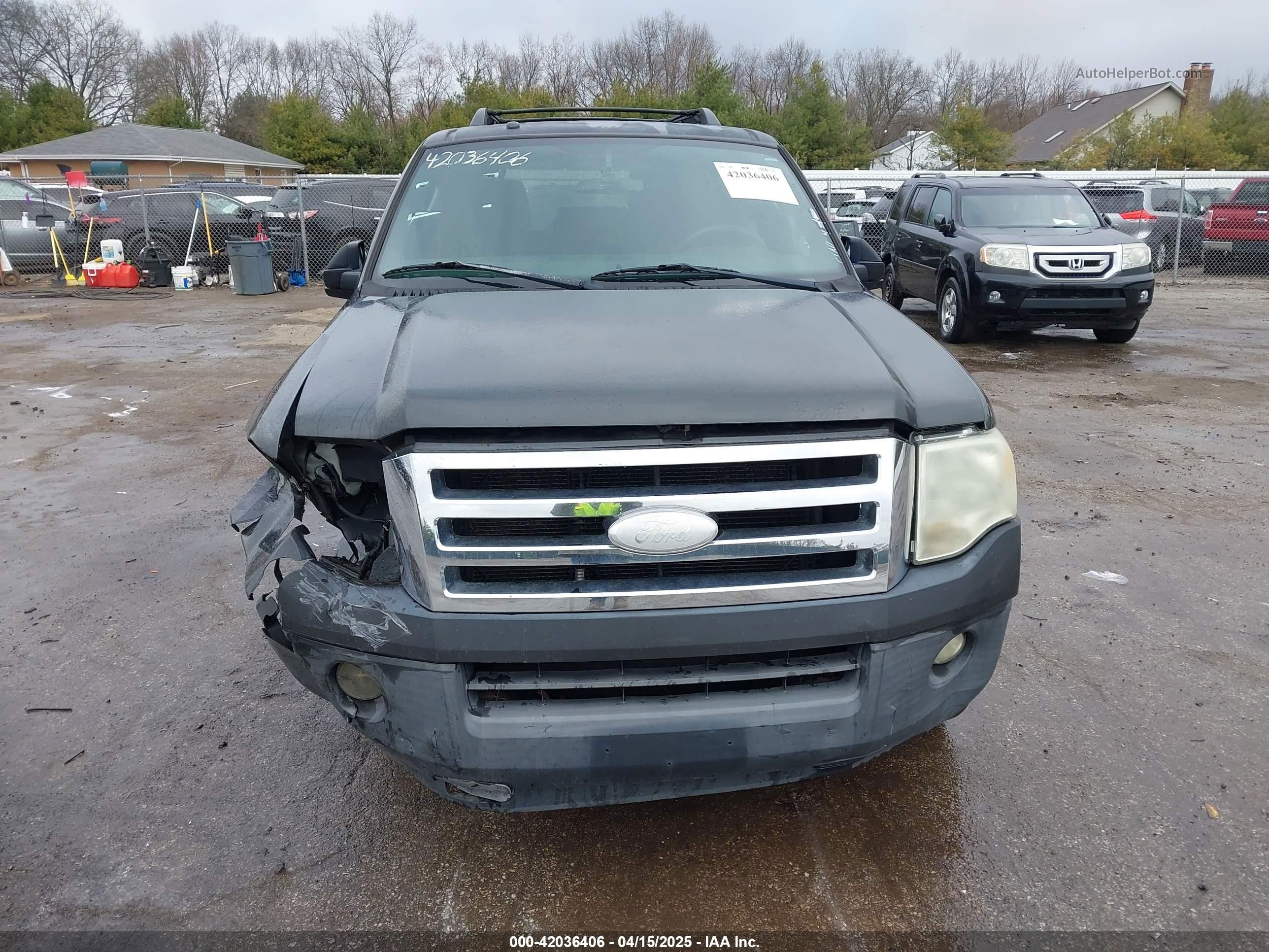 2007 Ford Expedition Xlt Gray vin: 1FMFU15507LA64326