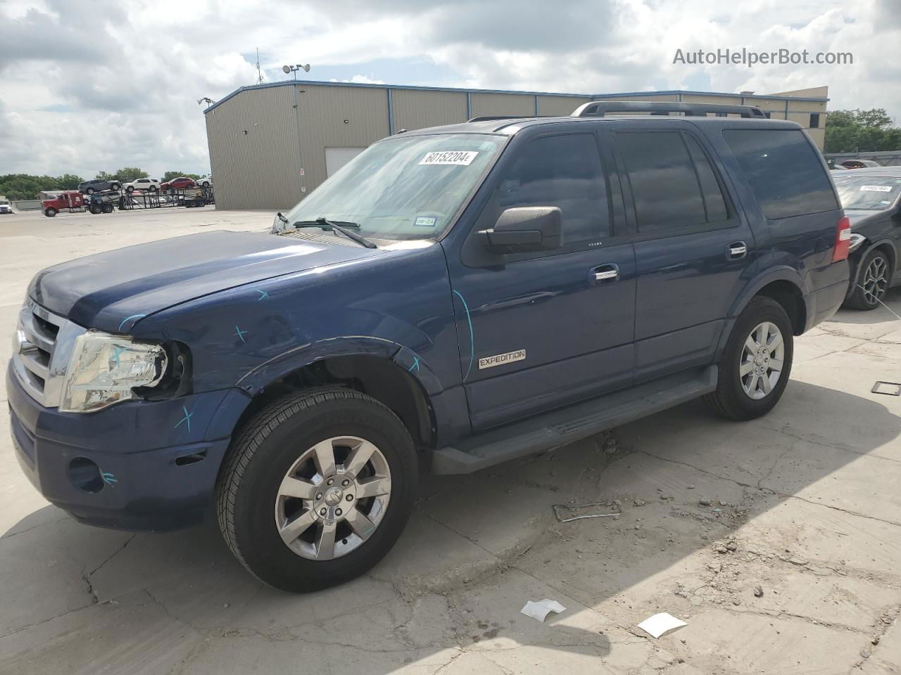 2008 Ford Expedition Xlt Blue vin: 1FMFU15508LA31358