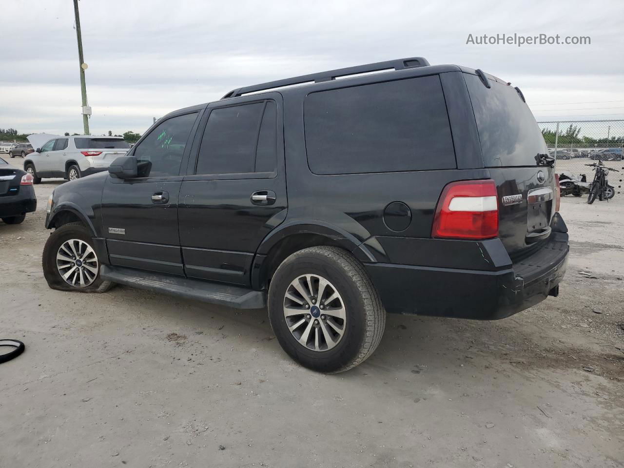 2008 Ford Expedition Xlt Black vin: 1FMFU15508LA41257