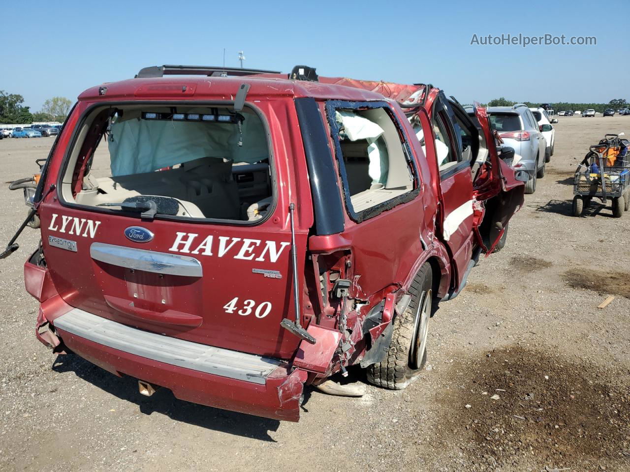 2008 Ford Expedition Xlt Red vin: 1FMFU15508LA42537