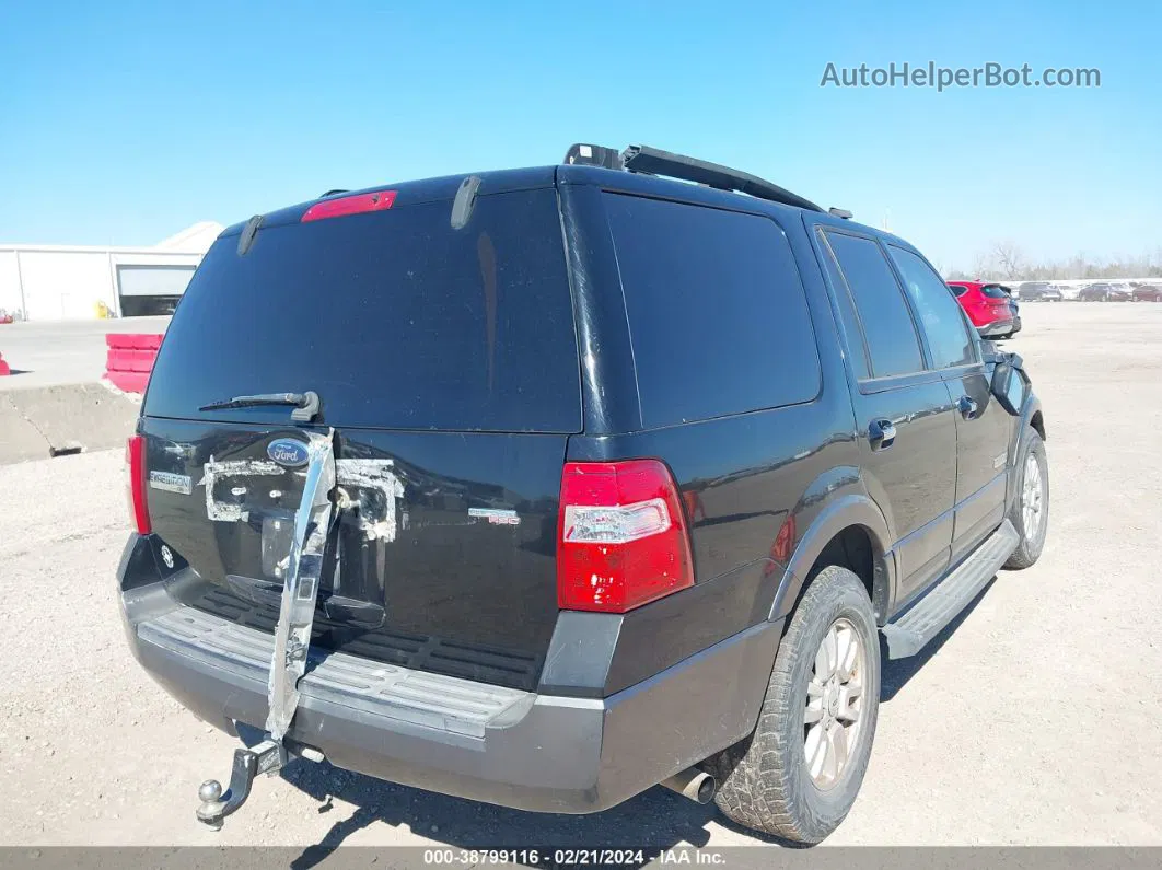 2007 Ford Expedition Xlt Black vin: 1FMFU15517LA39693