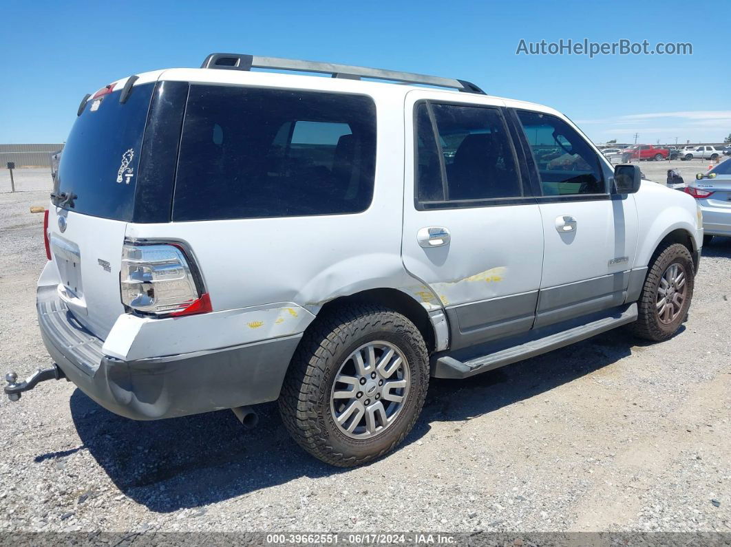 2007 Ford Expedition Xlt White vin: 1FMFU15517LA73598