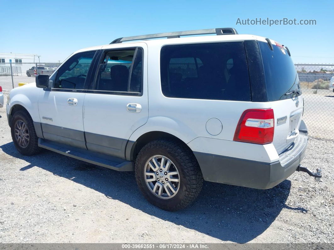 2007 Ford Expedition Xlt White vin: 1FMFU15517LA73598