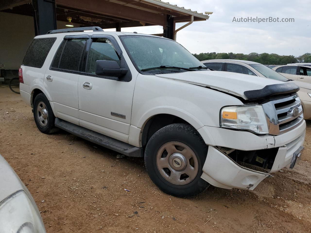 2008 Ford Expedition Xlt White vin: 1FMFU15518LA32258