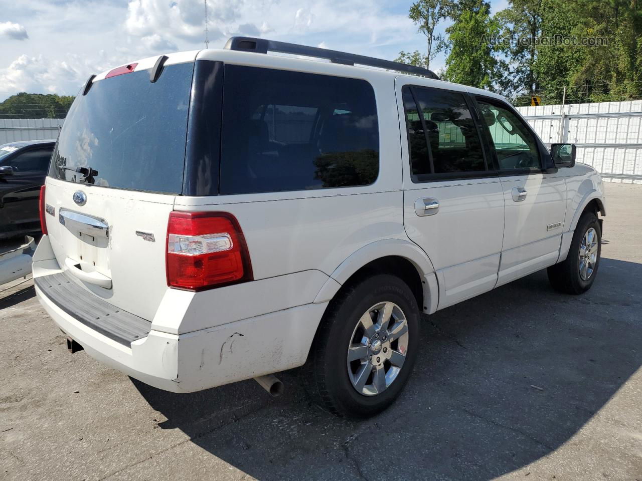 2008 Ford Expedition Xlt White vin: 1FMFU15518LA57614