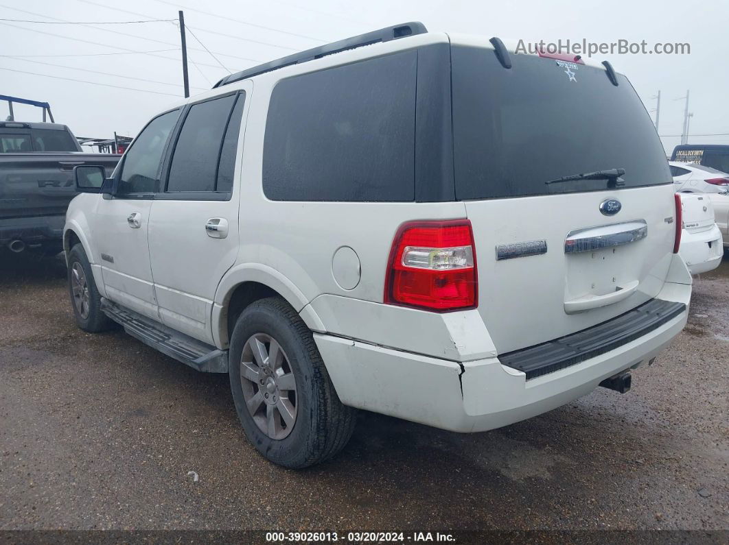 2008 Ford Expedition Xlt White vin: 1FMFU15518LA78978