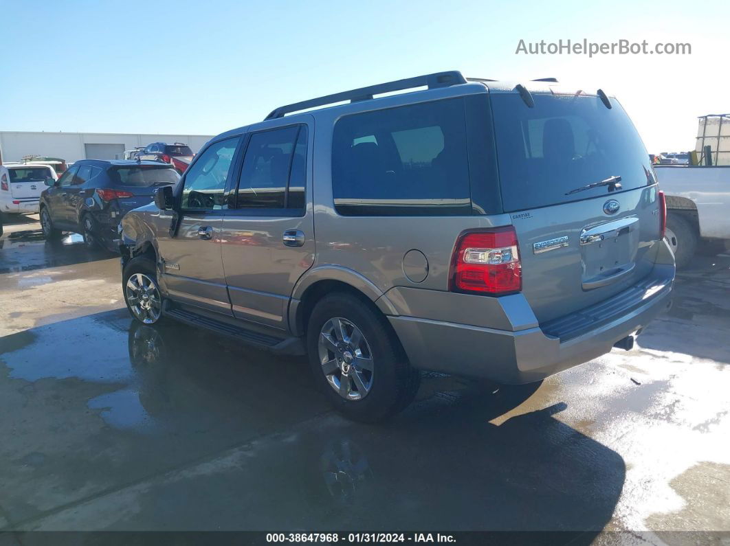 2008 Ford Expedition Xlt Gray vin: 1FMFU15528LA68489