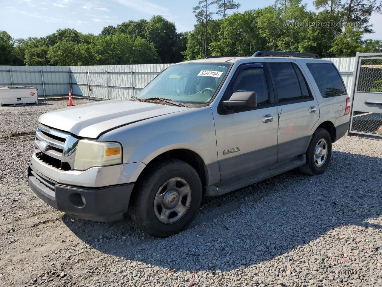 2007 Ford Expedition Xlt Silver vin: 1FMFU15537LA43163