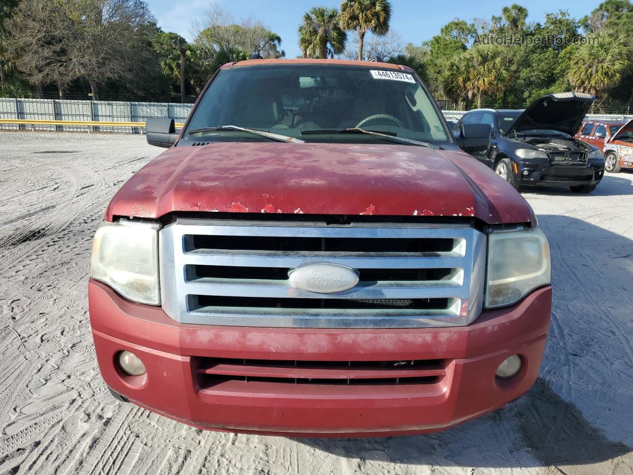 2008 Ford Expedition Xlt Red vin: 1FMFU15538LA19690