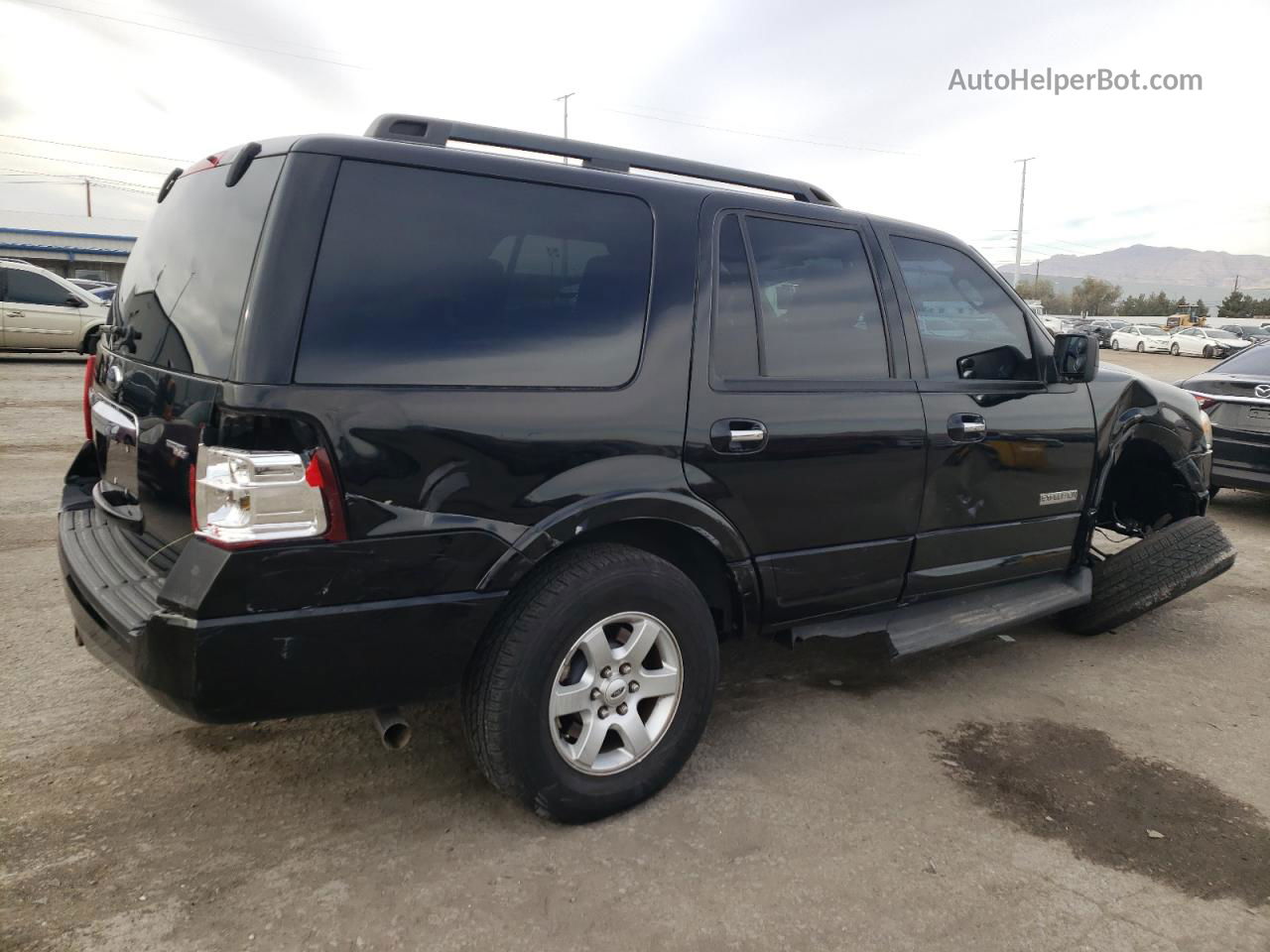 2008 Ford Expedition Xlt Black vin: 1FMFU15548LA23781