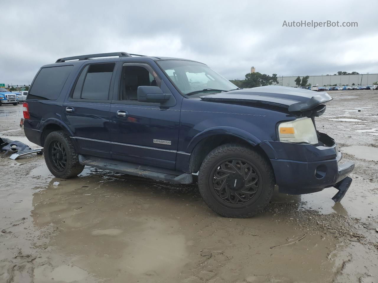 2008 Ford Expedition Xlt Синий vin: 1FMFU15548LA28947