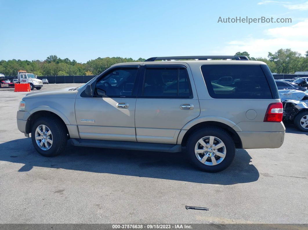 2008 Ford Expedition Xlt Beige vin: 1FMFU15548LA55937