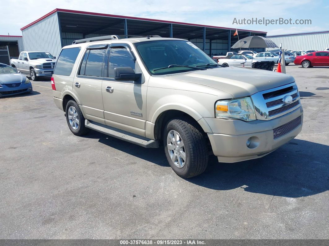 2008 Ford Expedition Xlt Beige vin: 1FMFU15548LA55937