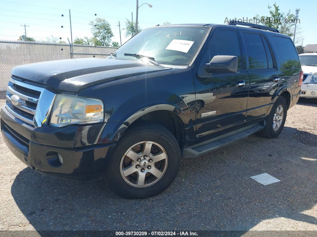 2008 Ford Expedition Xlt Black vin: 1FMFU15548LA87352