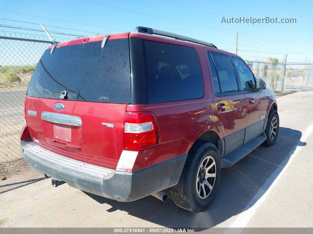 2007 Ford Expedition Xlt Maroon vin: 1FMFU15557LA46498