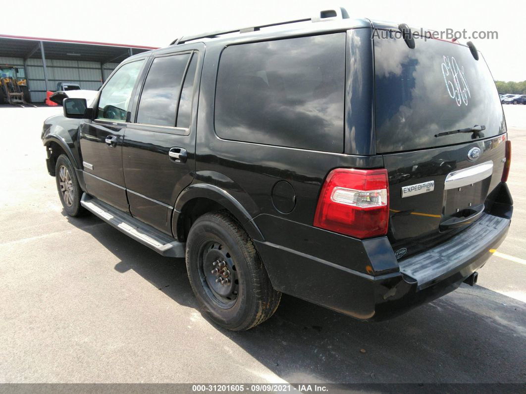 2008 Ford Expedition Xlt Black vin: 1FMFU15558LA21294