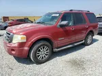 2008 Ford Expedition Xlt Red vin: 1FMFU15558LA38774