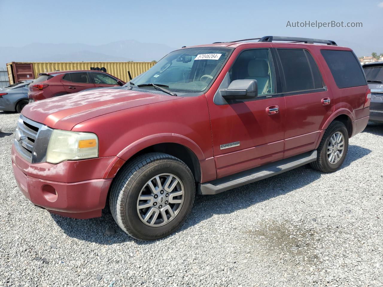 2008 Ford Expedition Xlt Red vin: 1FMFU15558LA38774