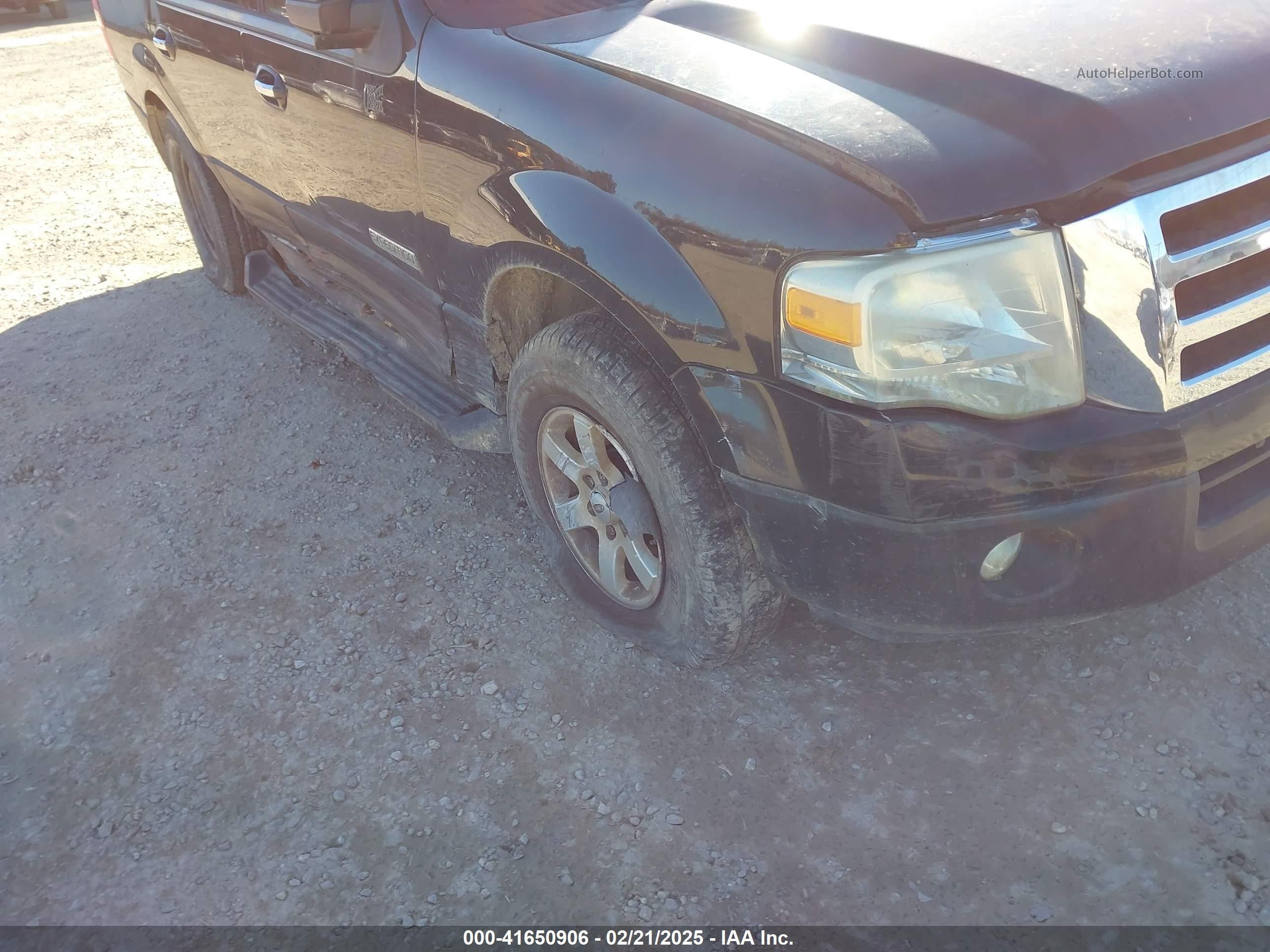 2007 Ford Expedition Xlt Black vin: 1FMFU15567LA33744