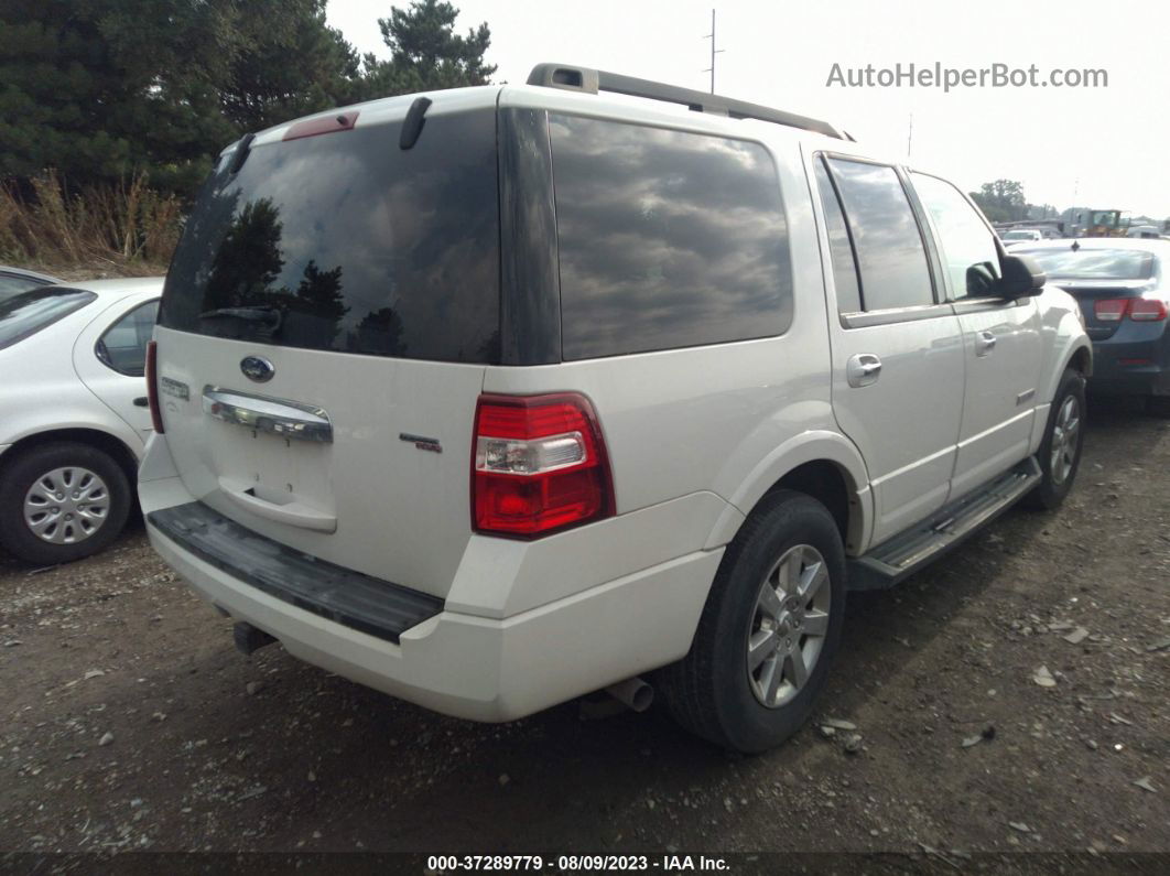 2008 Ford Expedition Xlt White vin: 1FMFU15568LA13172