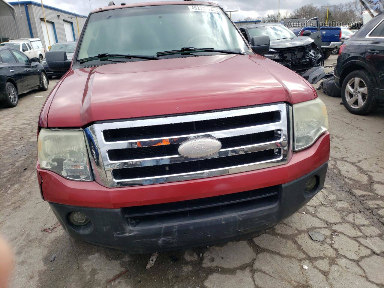 2007 Ford Expedition Xlt Красный vin: 1FMFU15577LA87375