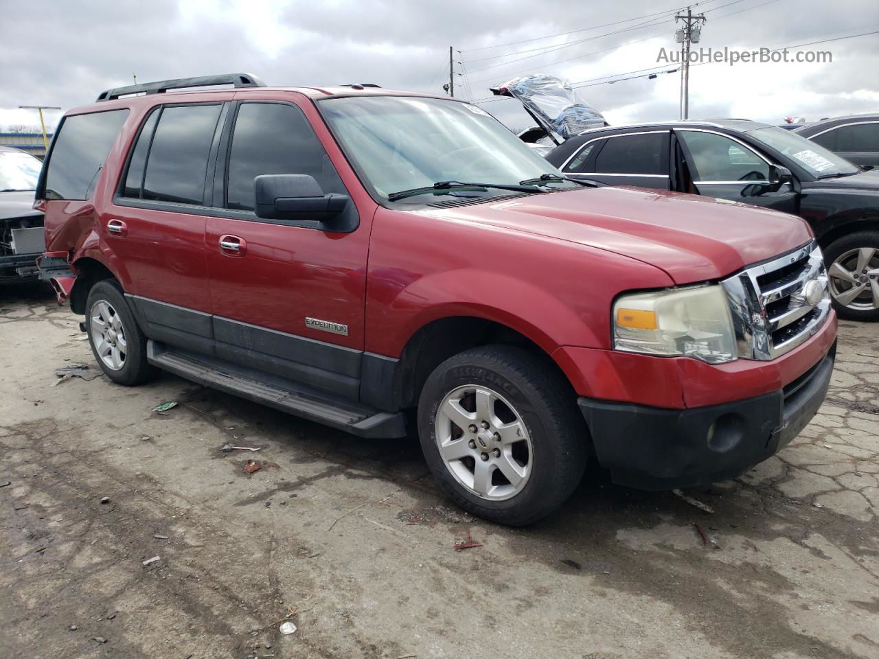 2007 Ford Expedition Xlt Красный vin: 1FMFU15577LA87375