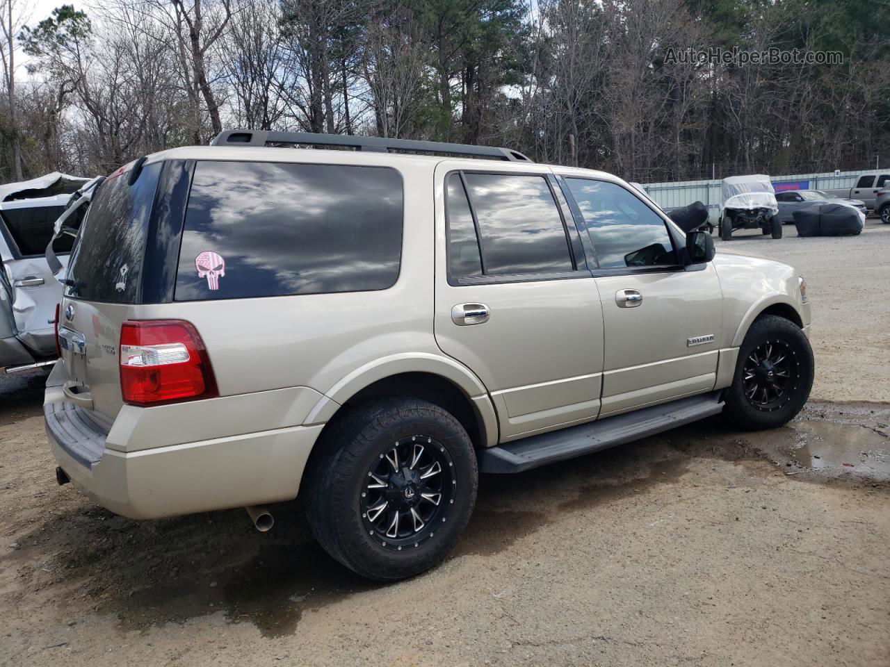 2008 Ford Expedition Xlt Cream vin: 1FMFU15588LA32290