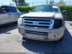 2008 Ford Expedition Ssv/xlt Beige vin: 1FMFU15588LA46951