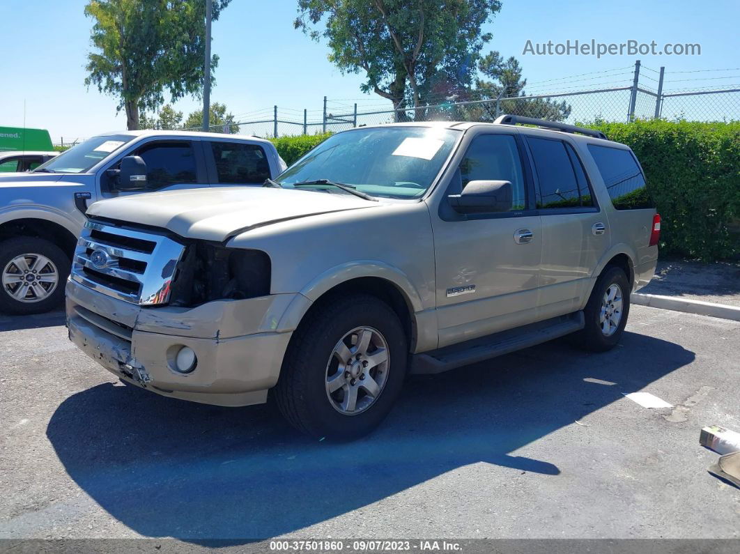 2008 Ford Expedition Ssv/xlt Beige vin: 1FMFU15588LA46951