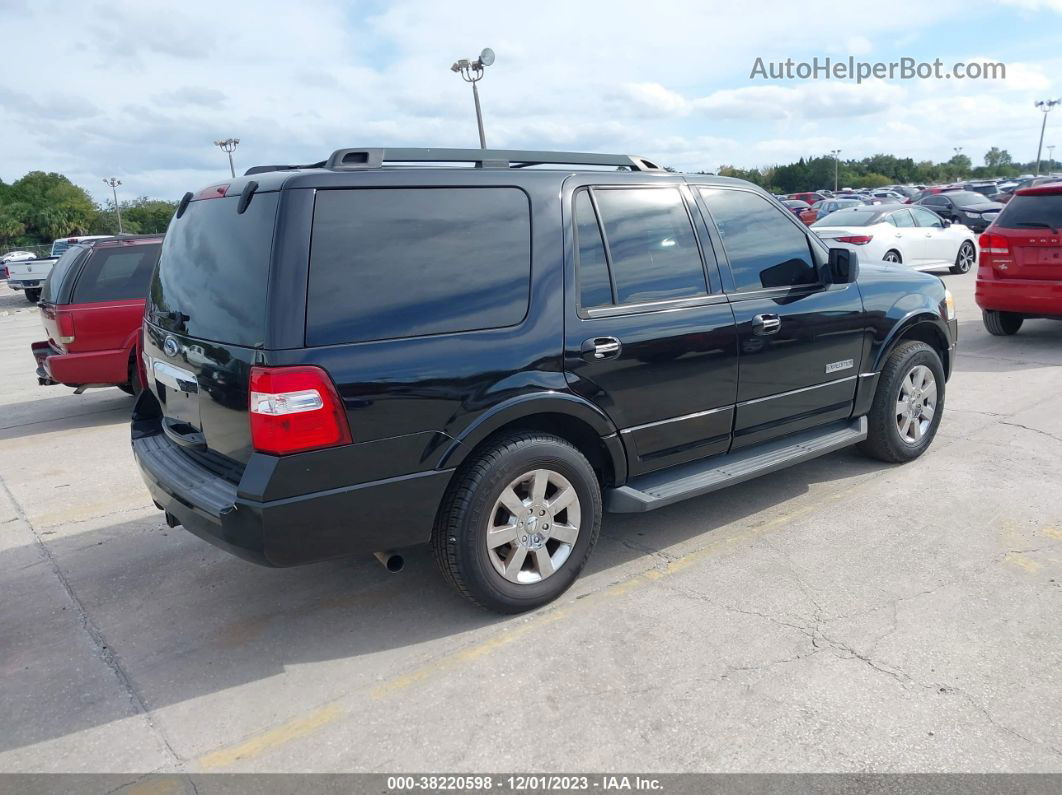 2008 Ford Expedition Xlt Black vin: 1FMFU15598LA08273