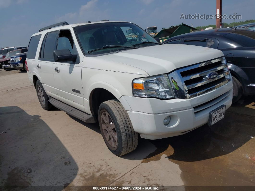 2008 Ford Expedition Xlt White vin: 1FMFU15598LA49258