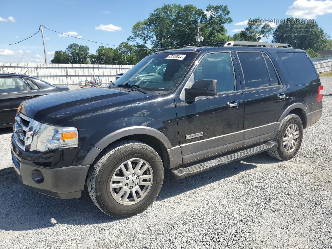 2007 Ford Expedition Xlt Black vin: 1FMFU155X7LA51602
