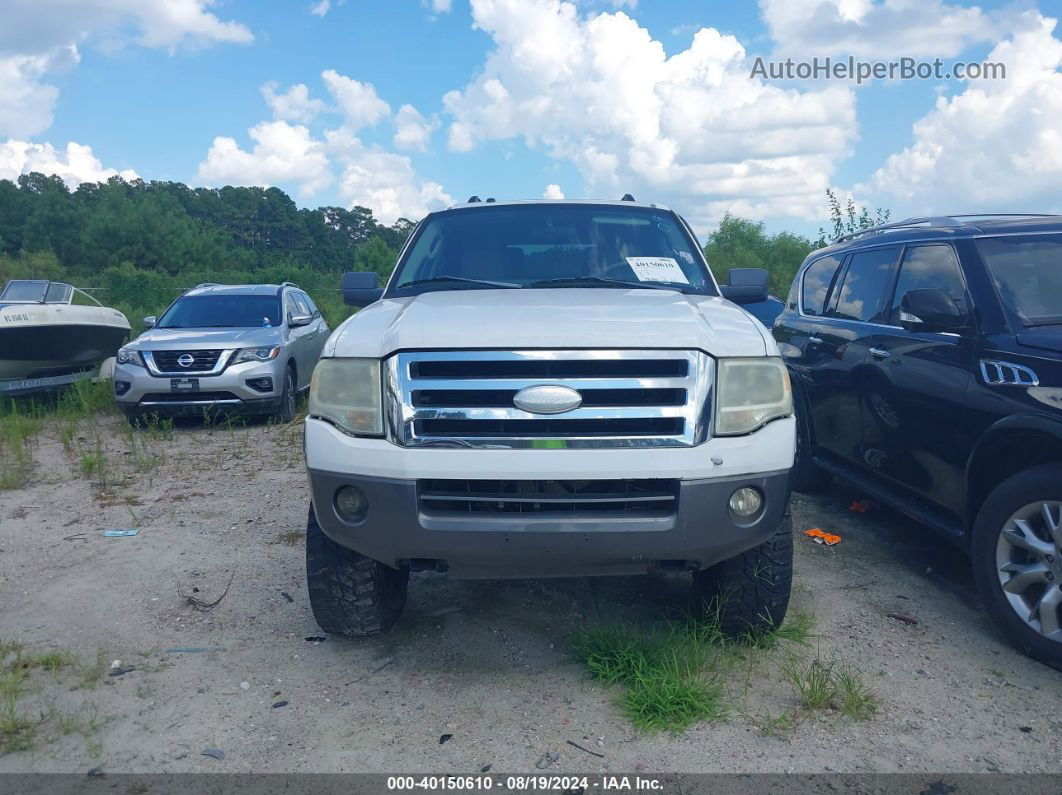 2007 Ford Expedition Xlt White vin: 1FMFU155X7LA80274
