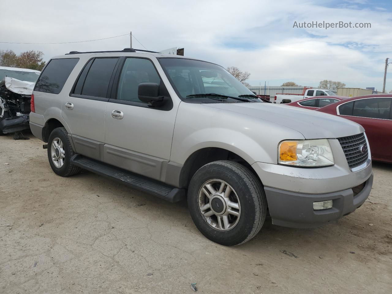 2003 Ford Expedition Xlt Silver vin: 1FMFU15L03LA72094