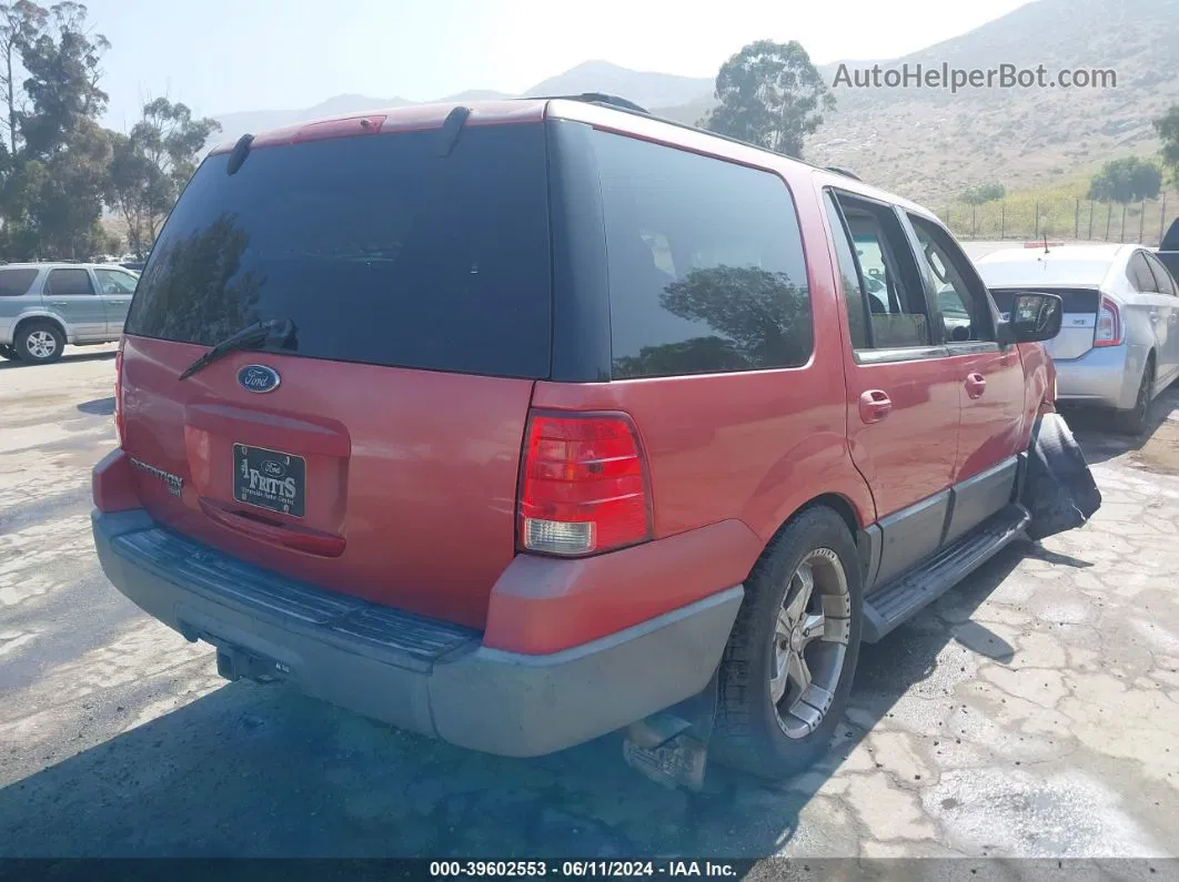 2003 Ford Expedition Xlt Red vin: 1FMFU15L73LA64171