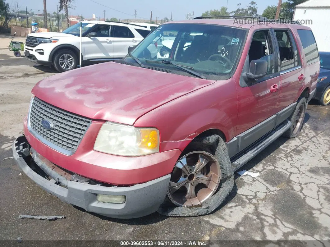 2003 Ford Expedition Xlt Red vin: 1FMFU15L73LA64171