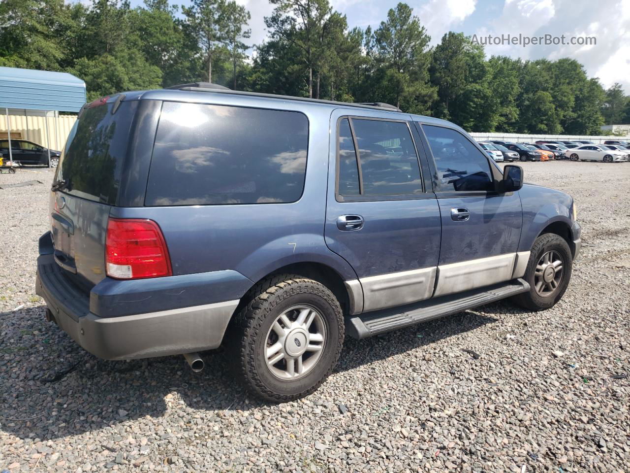 2003 Ford Expedition Xlt Blue vin: 1FMFU15L73LC55590