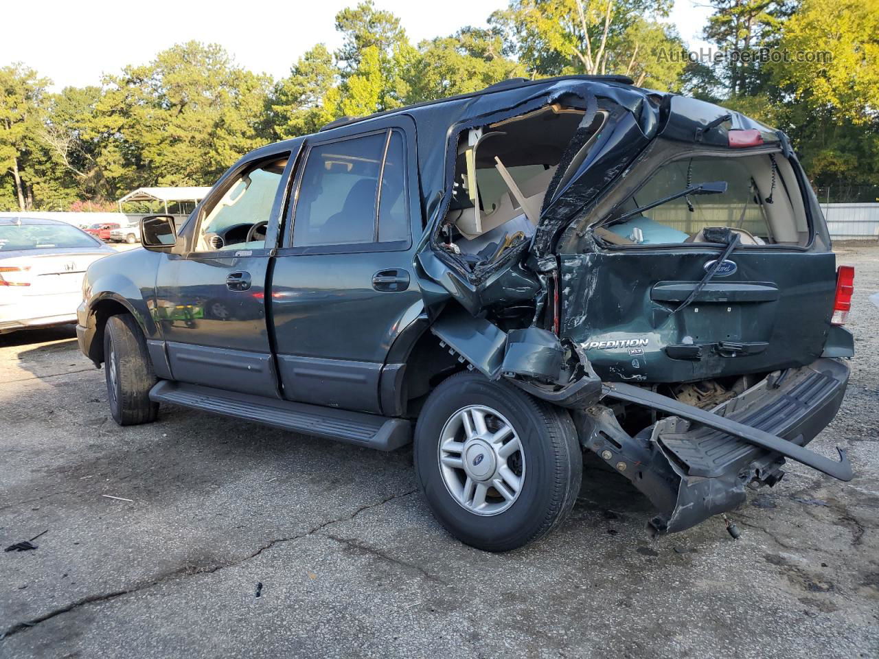 2003 Ford Expedition Xlt Green vin: 1FMFU15L93LB86174