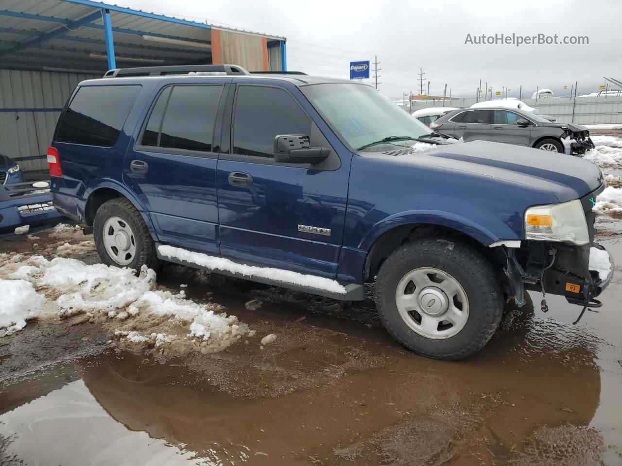 2008 Ford Expedition Xlt Синий vin: 1FMFU16508LA15661