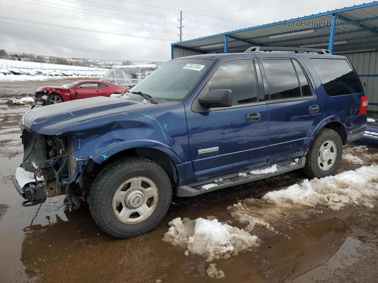 2008 Ford Expedition Xlt Синий vin: 1FMFU16508LA15661