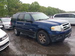 2007 Ford Expedition Xlt Синий vin: 1FMFU16517LA40177