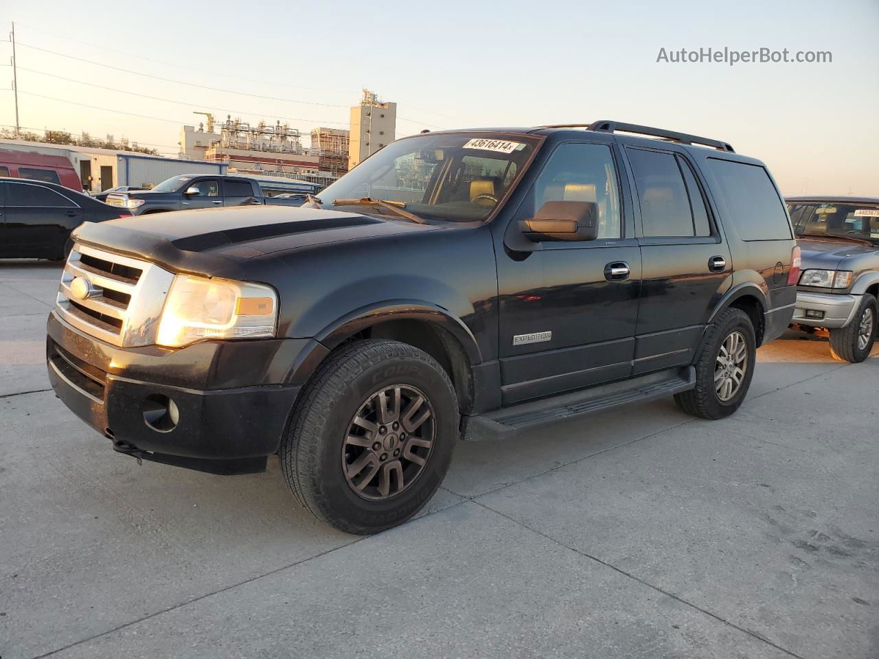 2008 Ford Expedition Xlt Black vin: 1FMFU16518LA18746