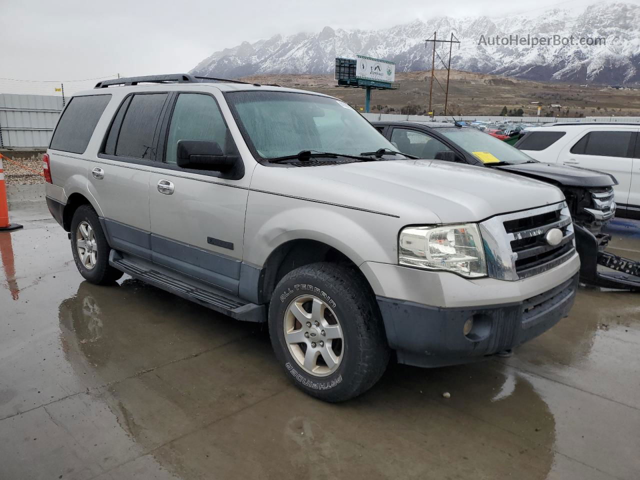 2007 Ford Expedition Xlt Silver vin: 1FMFU16527LA35456